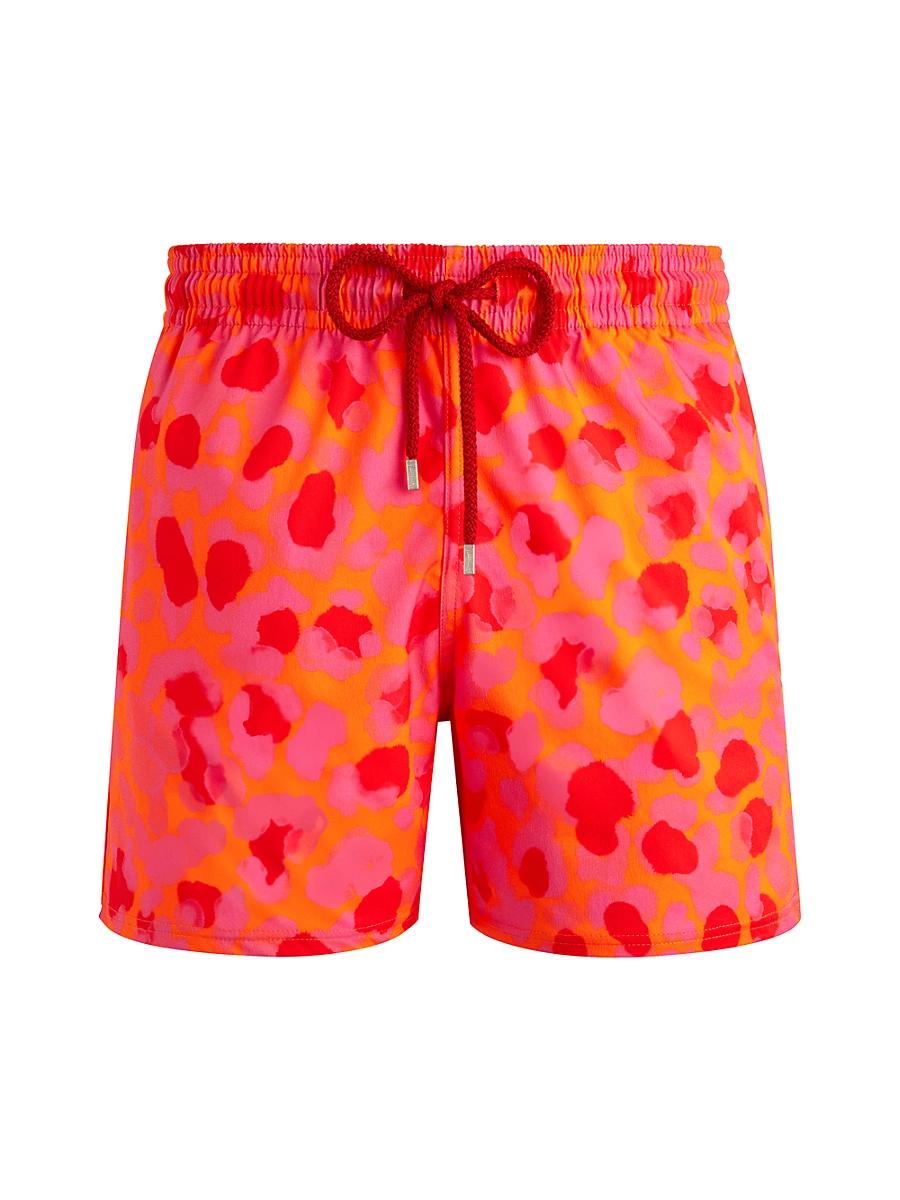 Mens New Leopard Swim Shorts Product Image