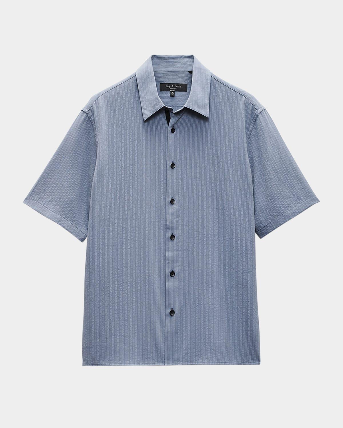 Men's Dalton Dobby Short-Sleeve Shirt Product Image