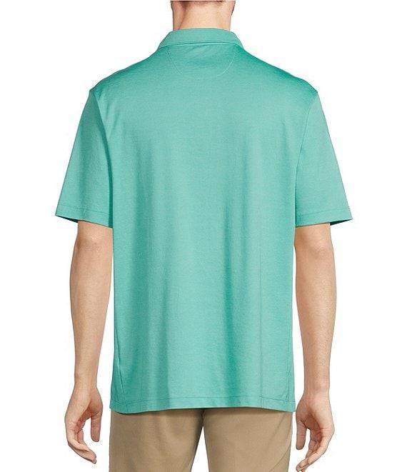 Roundtree & Yorke TravelSmart Easy-Care Performance Short Sleeve Solid Birdseye Polo Shirt Product Image