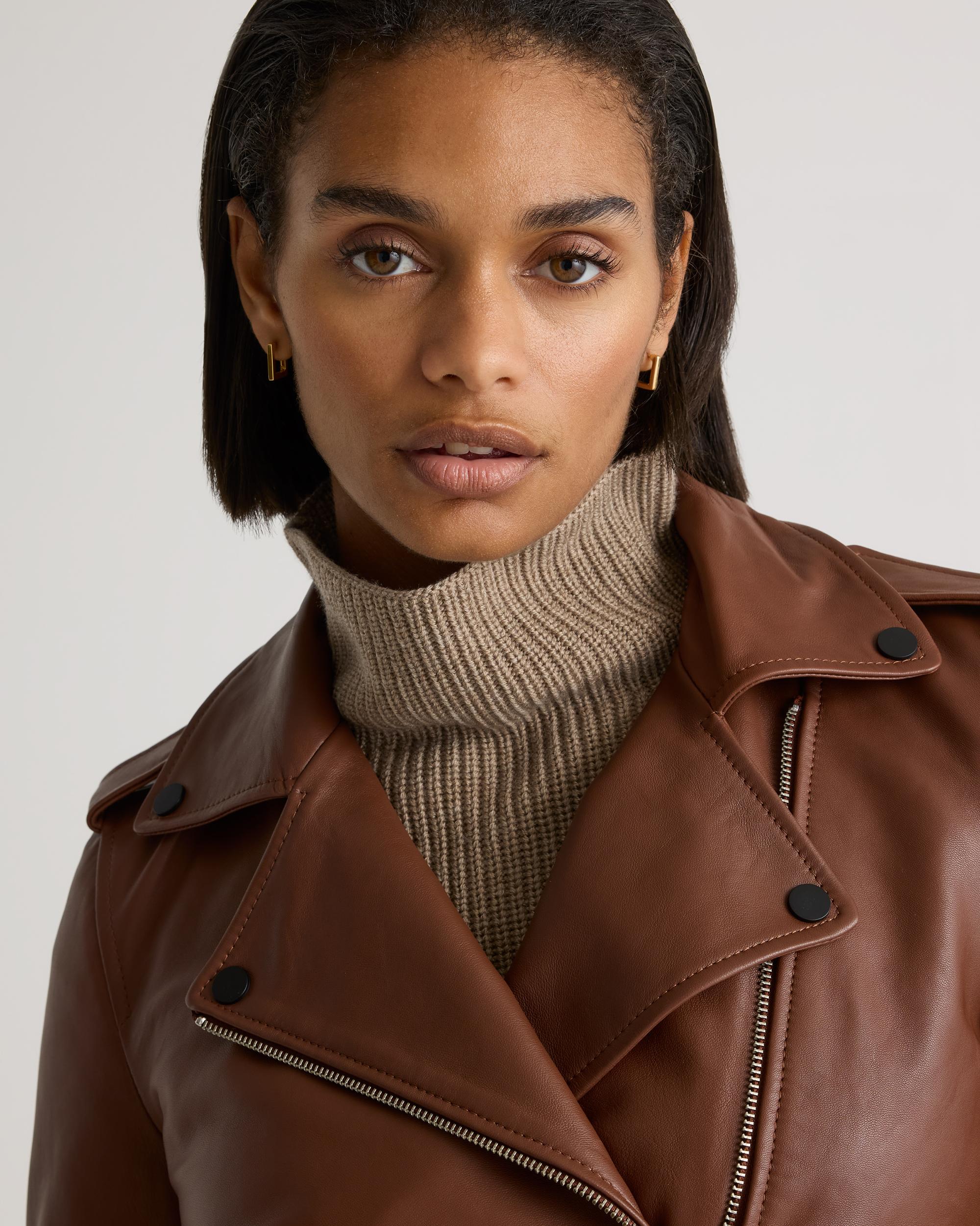 Quince | Women's Motorcycle Jacket Leather Product Image