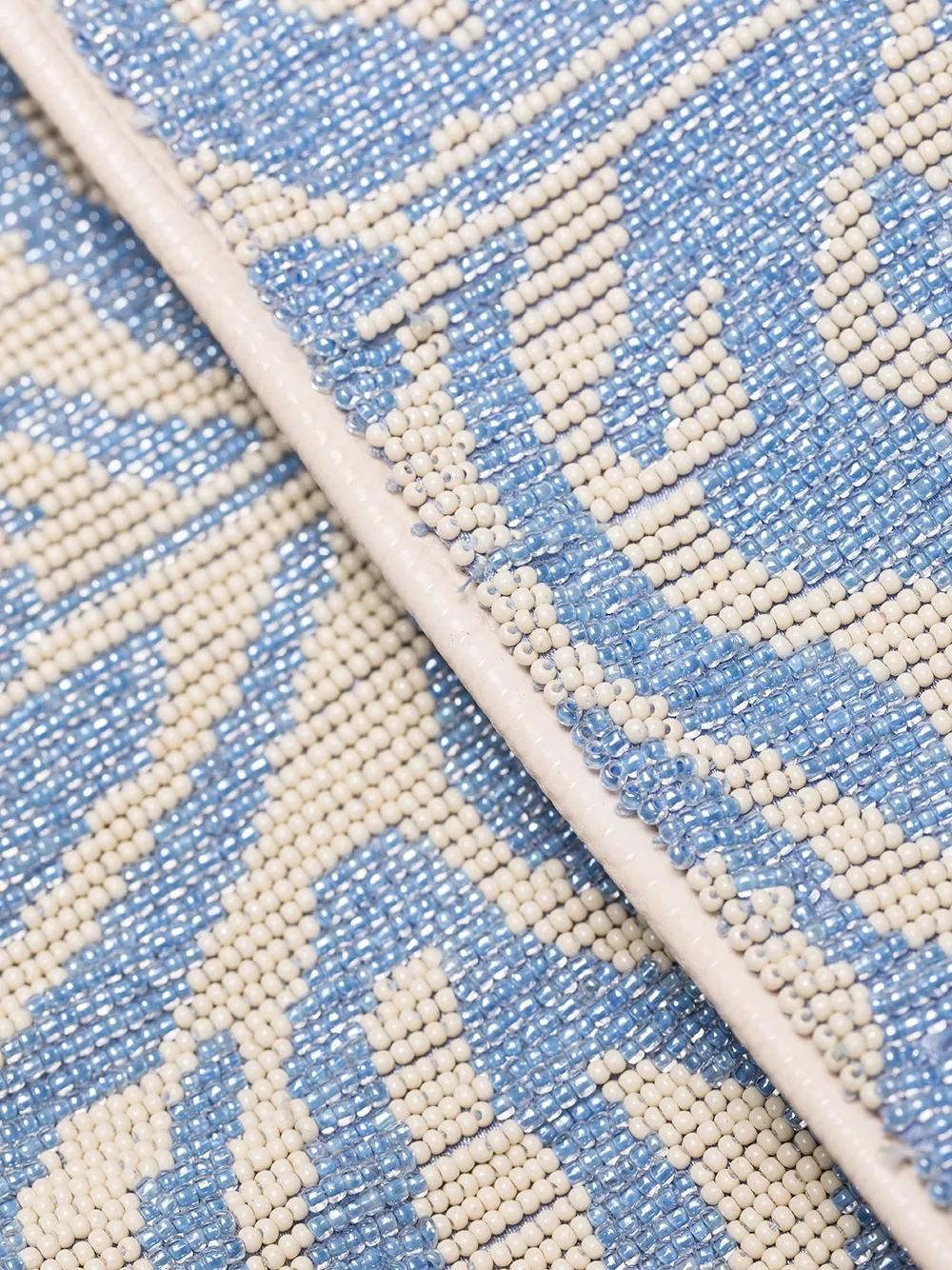 Tommy beaded zebra pattern shoulder bag Product Image