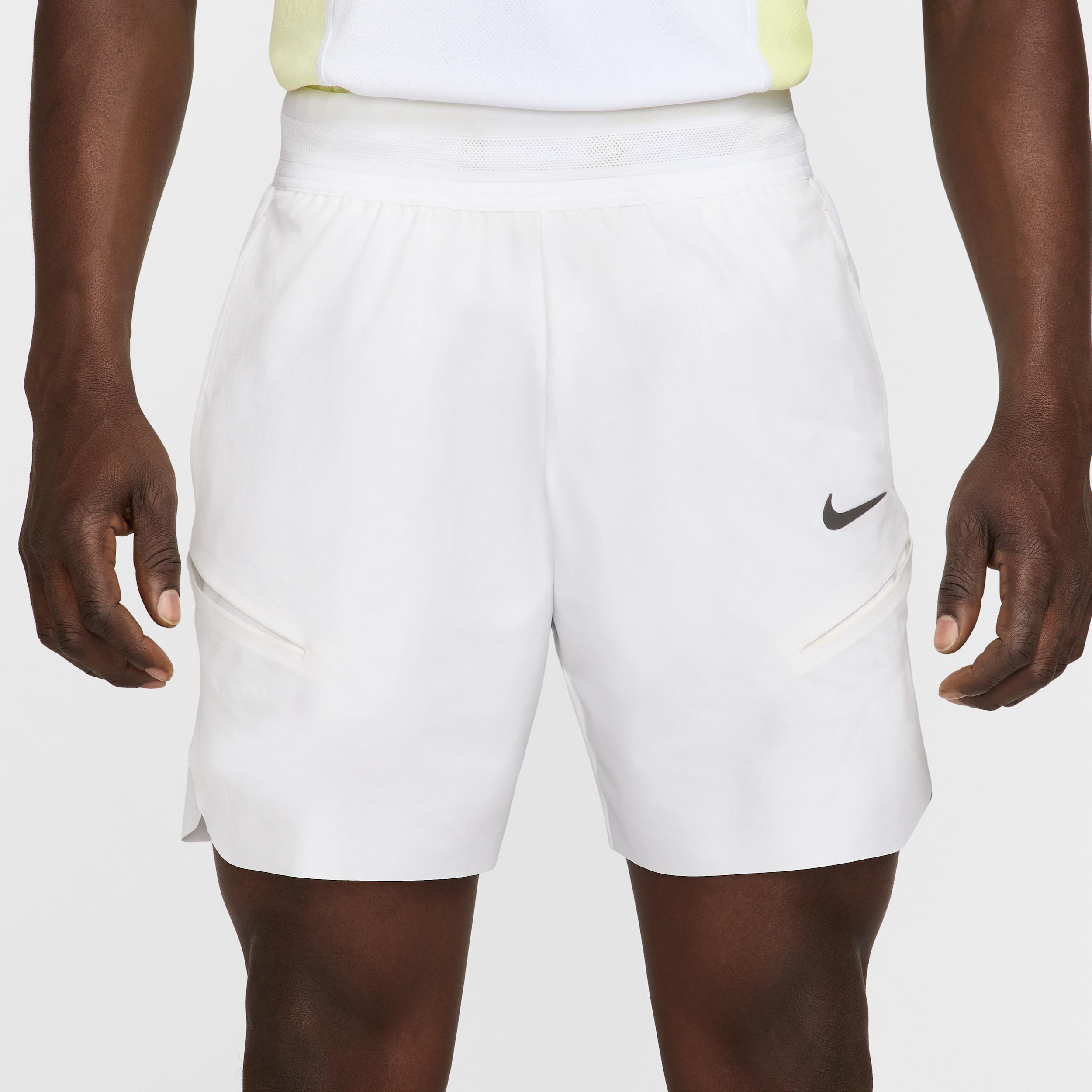 Nike Mens Court Slam Dri-FIT Tennis Shorts | FZ6947-100 Product Image