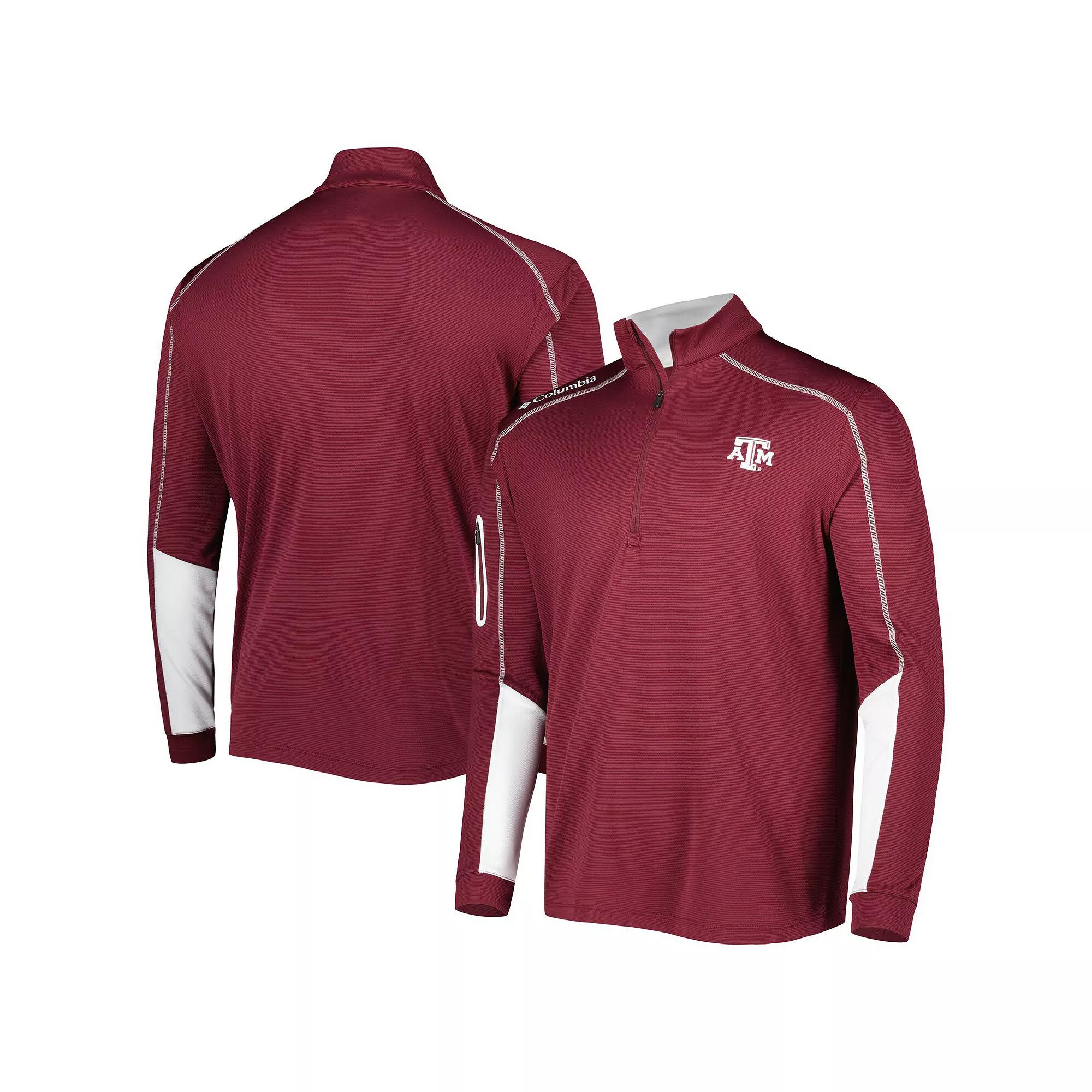 Men's Columbia Maroon Texas A&M Aggies Shotgun 2.0 Omni-Wick Quarter-Zip Jacket,  Product Image