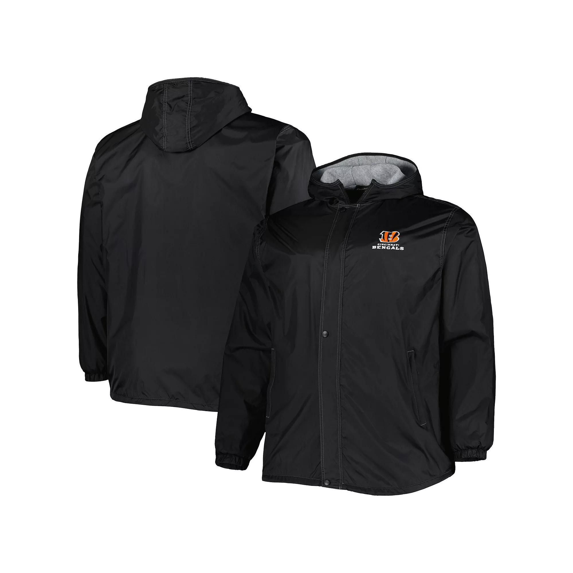 Men's Dunbrooke Black Cincinnati Bengals Big & Tall Legacy Stadium Full-Zip Jacket, Size: XLT Product Image