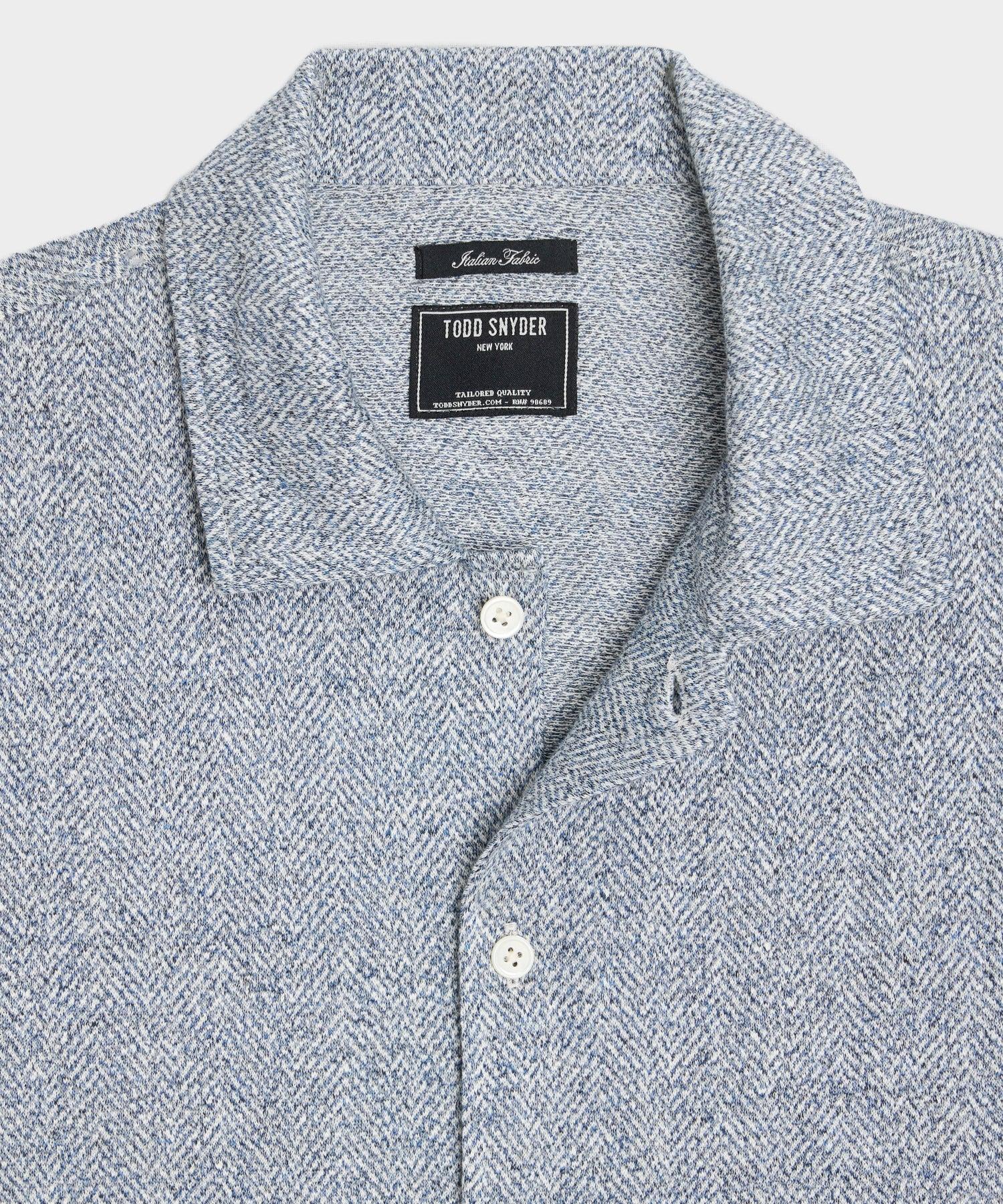 Linen-Cotton Knit Shirt Product Image
