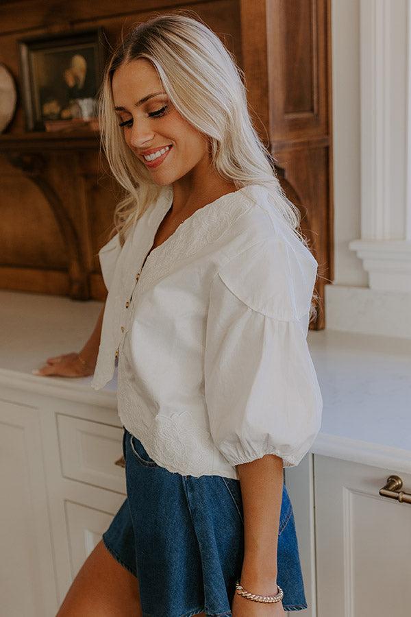 Subtle Charm Embroidered Top Product Image