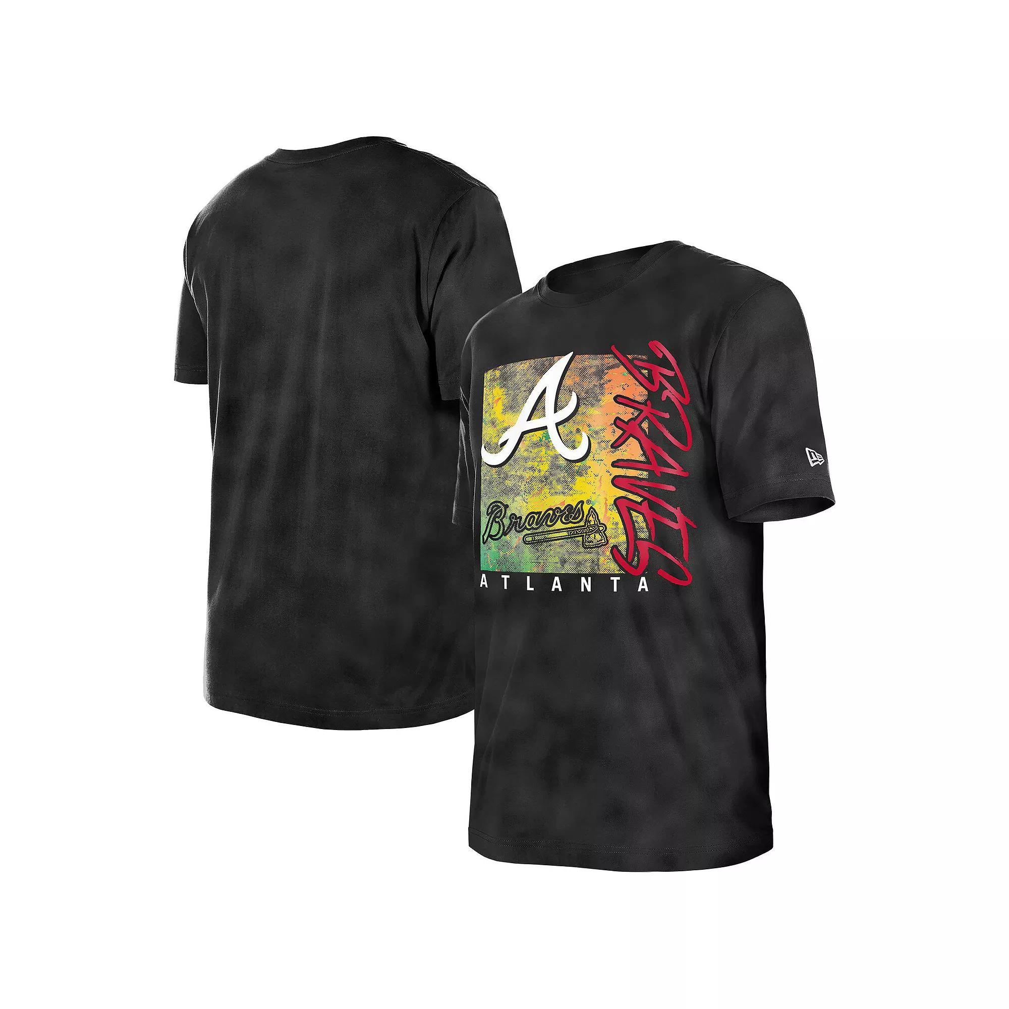 Women's New Era Black Atlanta Braves Sport Classics Enzyme Wash Over Product Image