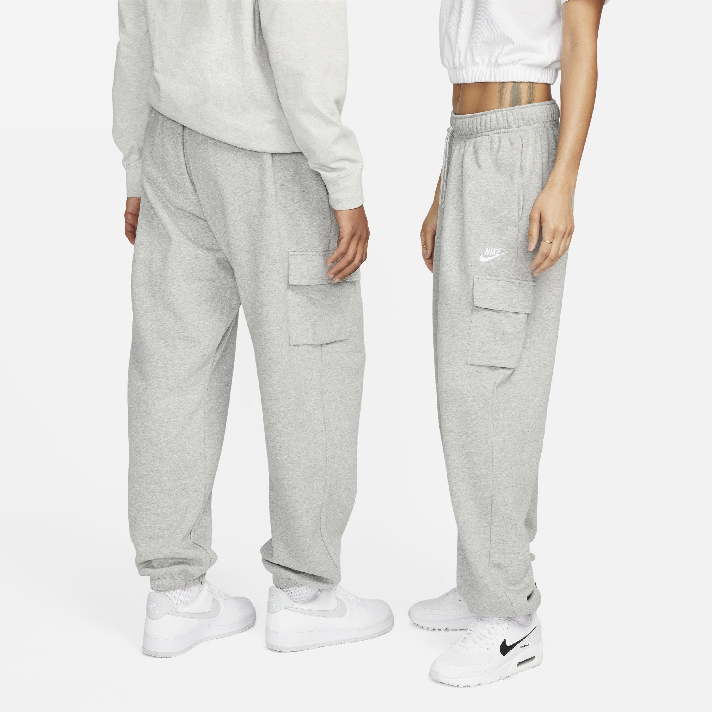 Womens Nike Sportswear Club Fleece Mid-Rise Oversized Cargo Sweatpants | DQ5196-063 Product Image