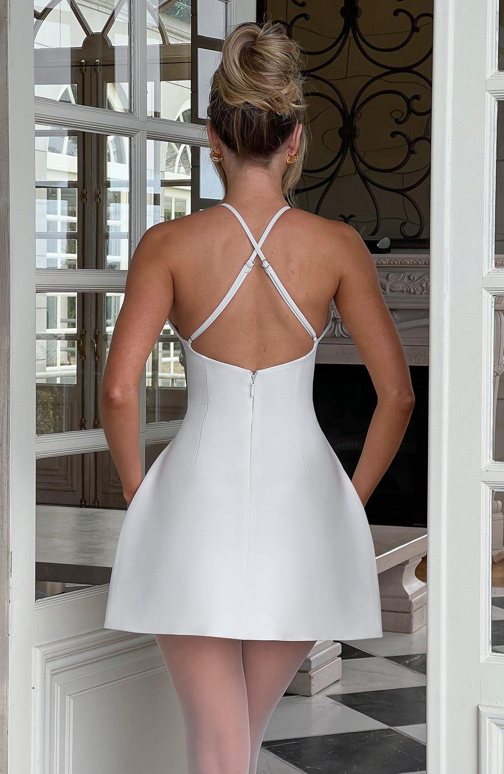Jayne Mini Dress - Ivory Product Image