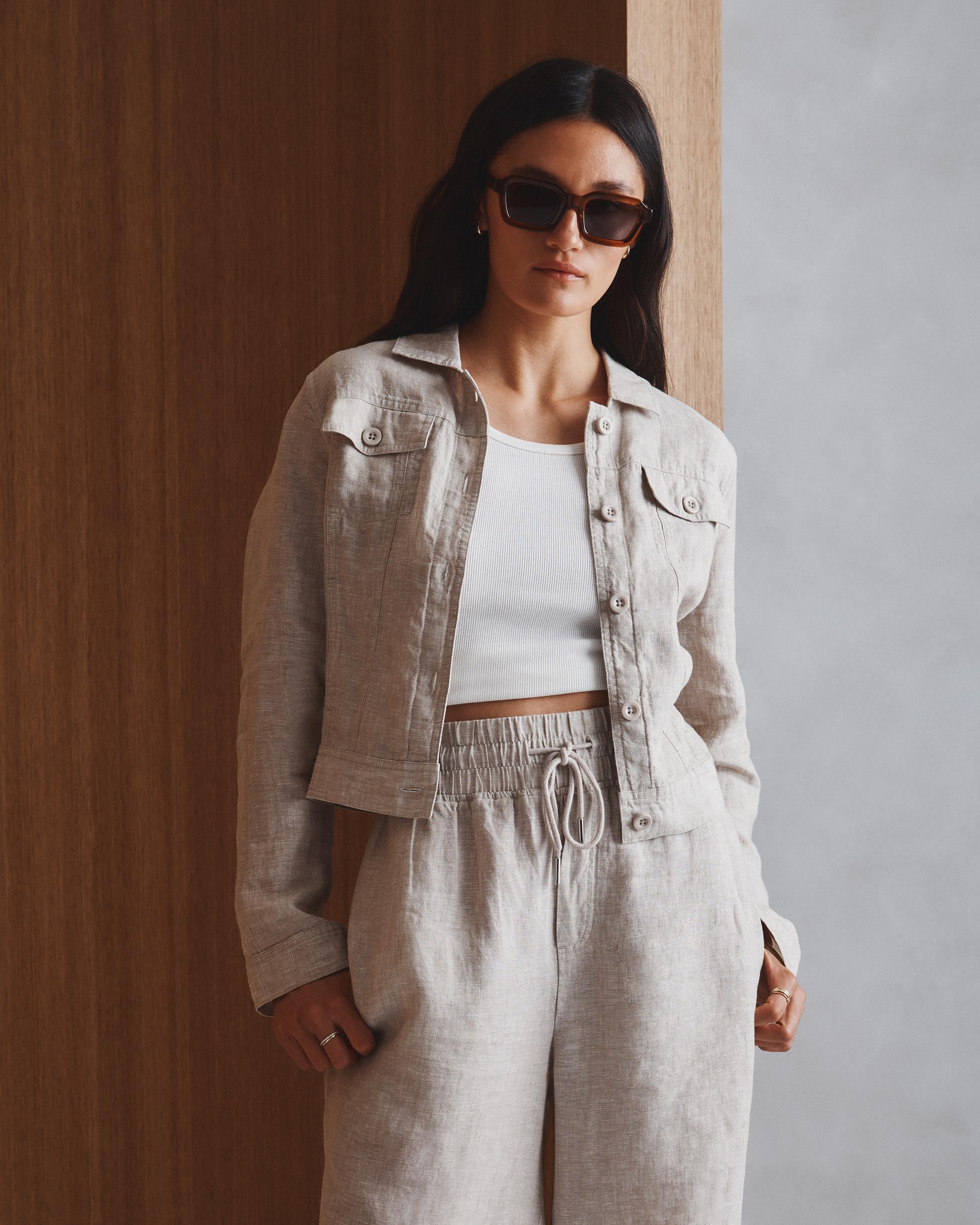 Quince | Women's 100% European Linen Jacket Product Image