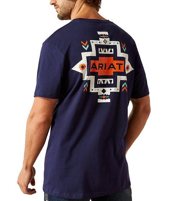 Ariat Southwestern Pocket Short Sleeve Graphic T-Shirt Product Image