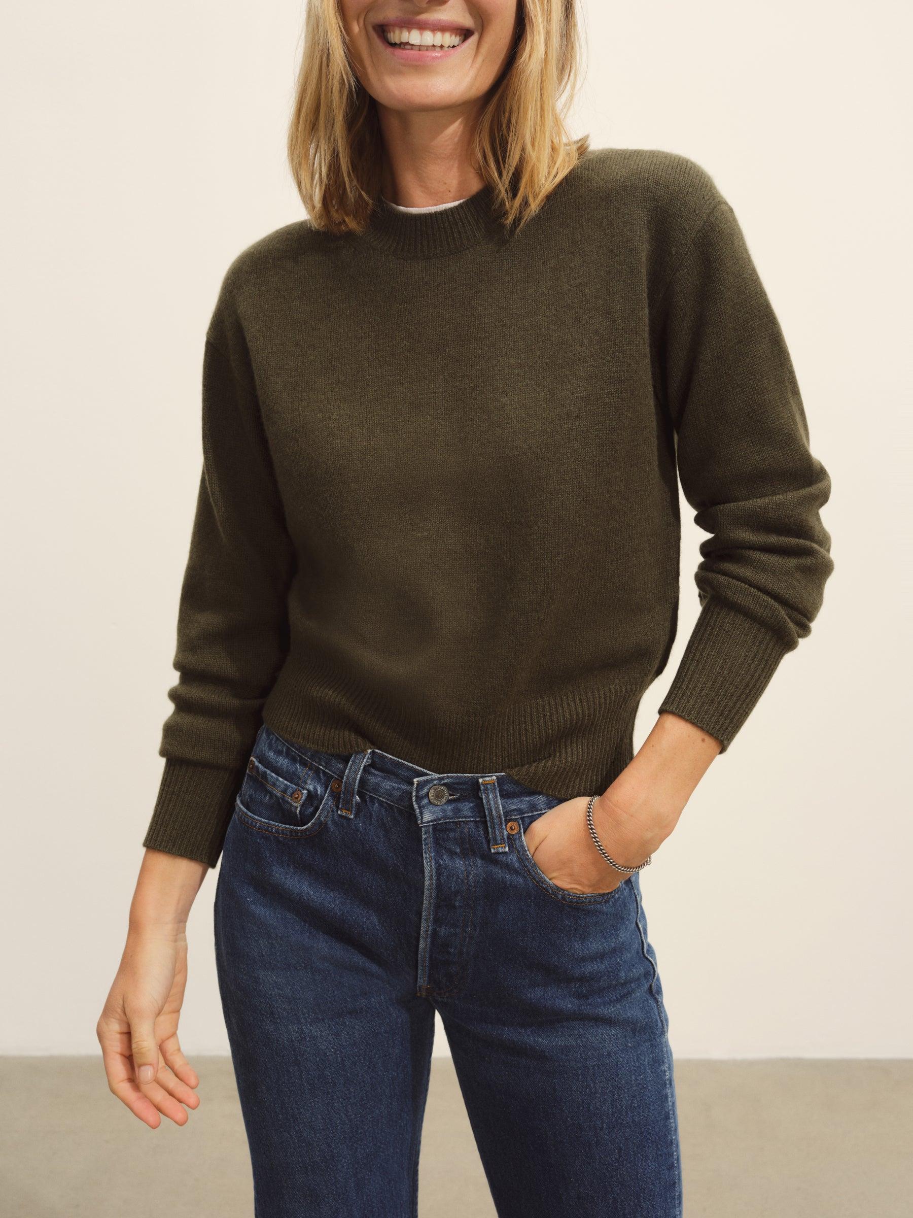 Coastal Fern Idyllwild Cashmere Crew Product Image