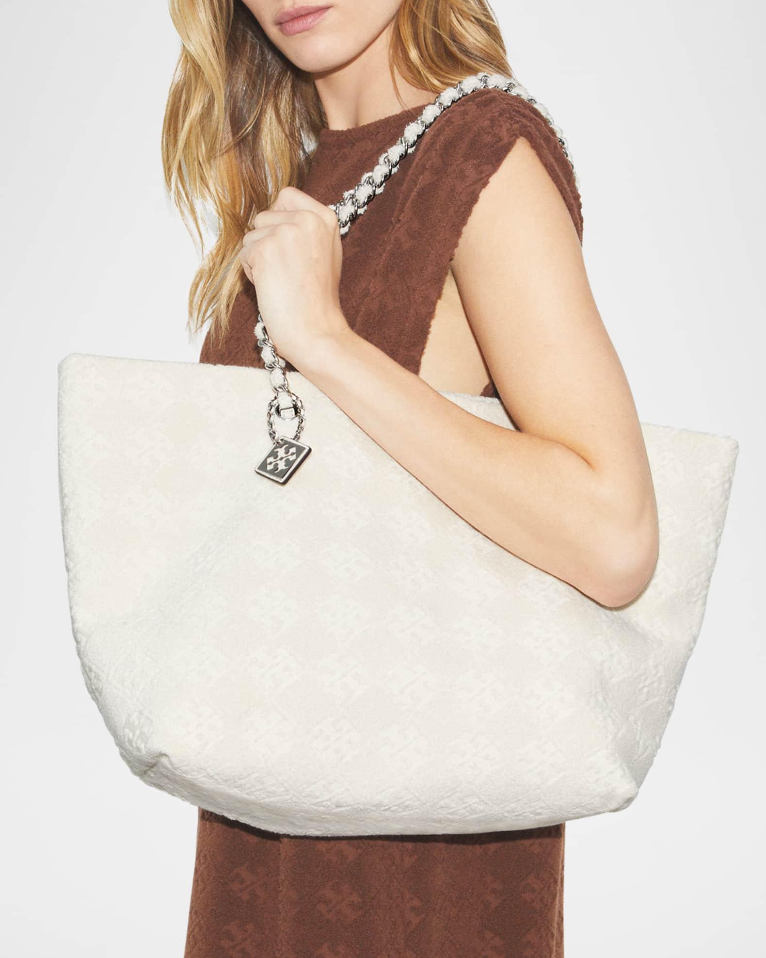 Ella T Monogram Terry Tote Bag Product Image