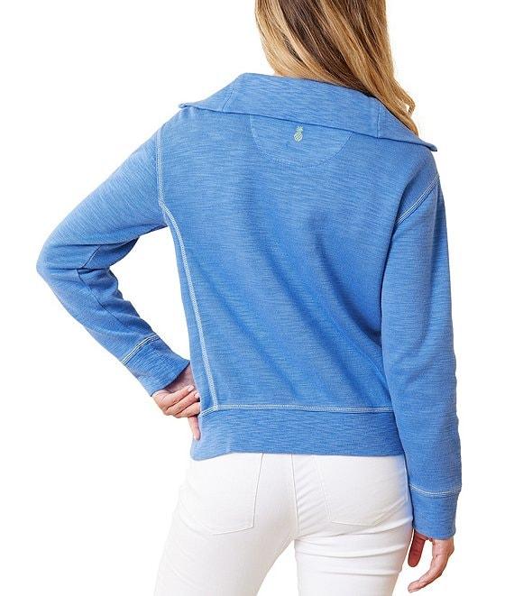 Tommy Bahama Tobago Bay Half Zip Long Sleeve Pullover Product Image