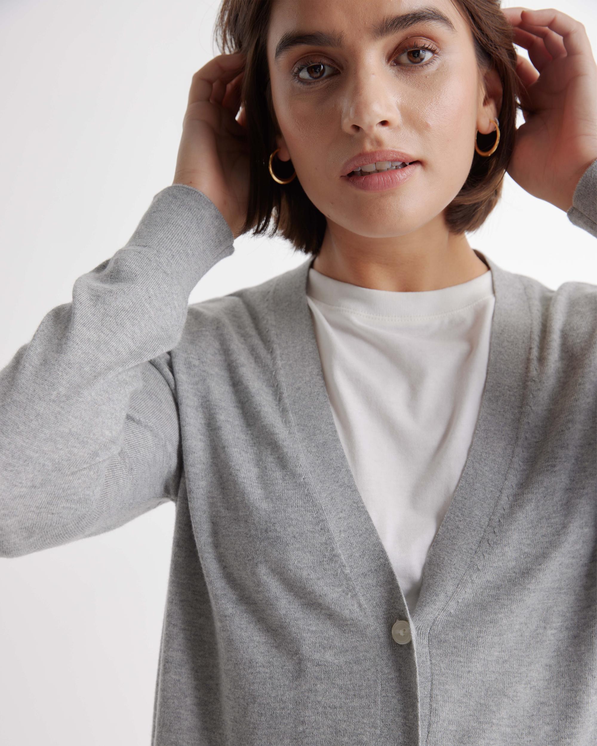 Quince | Women's Lightweight Cotton Cashmere Cardigan Sweater Size XS, Organic Cotton Product Image