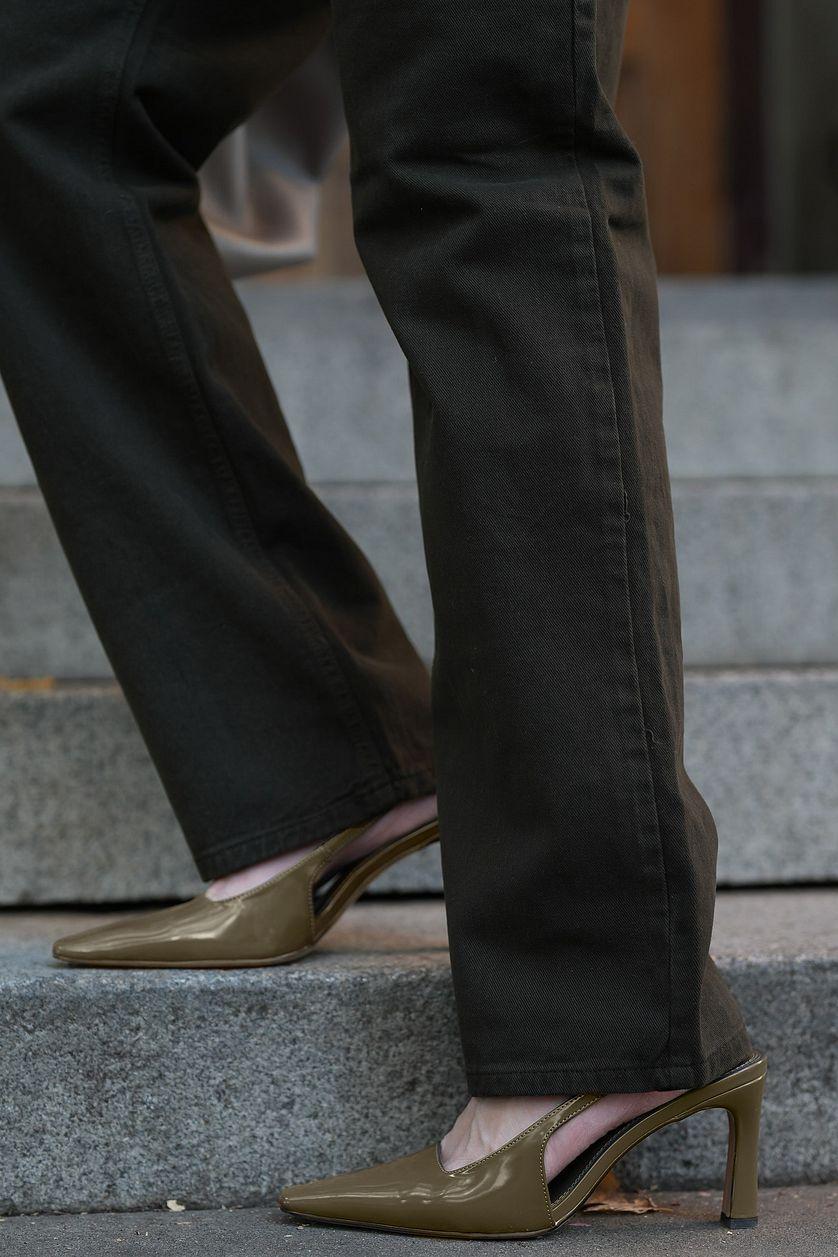 Squared Cut Slingback Pump Product Image