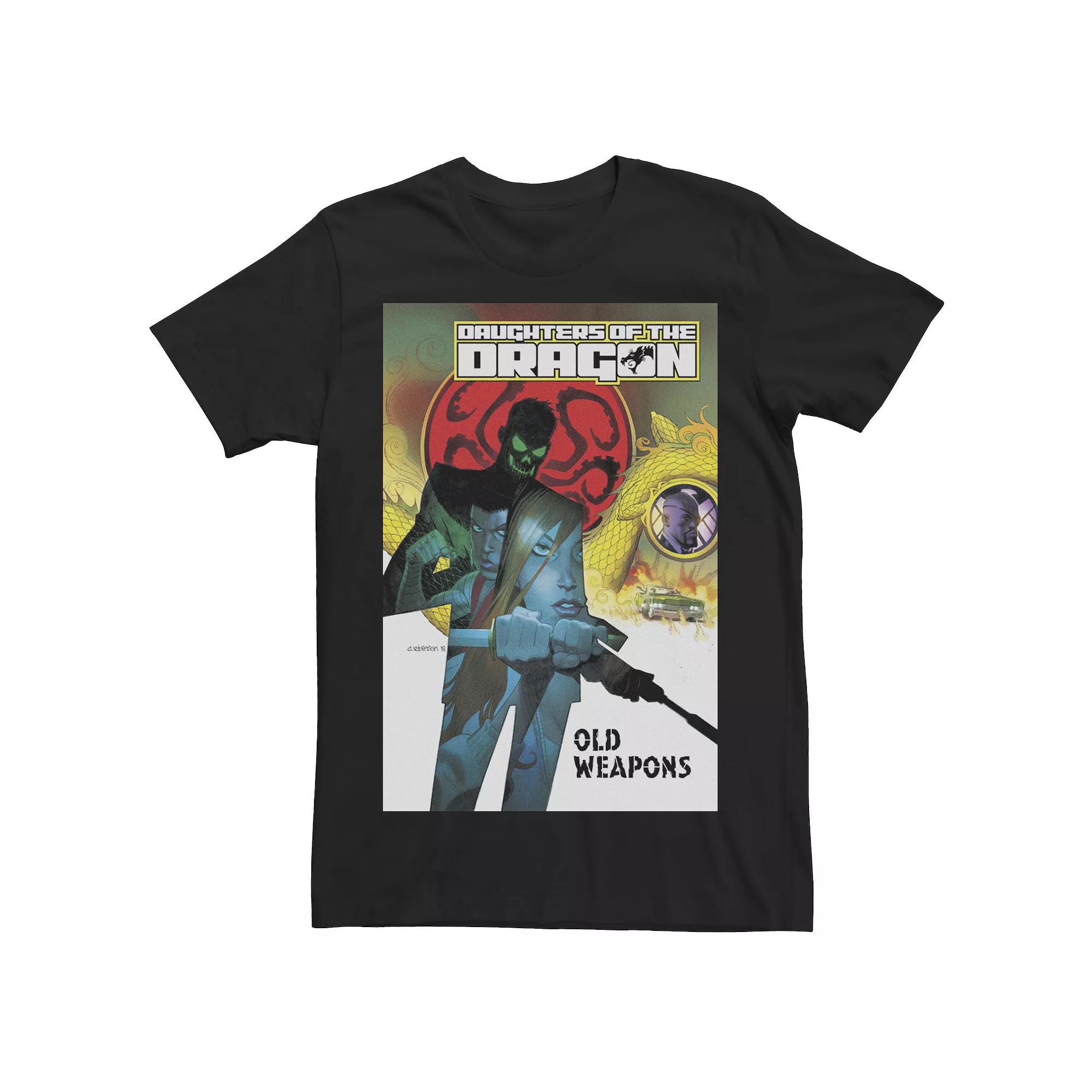 Men's Marvel Daughters Of the Dragon Comic Cover Graphic Tee,  Product Image