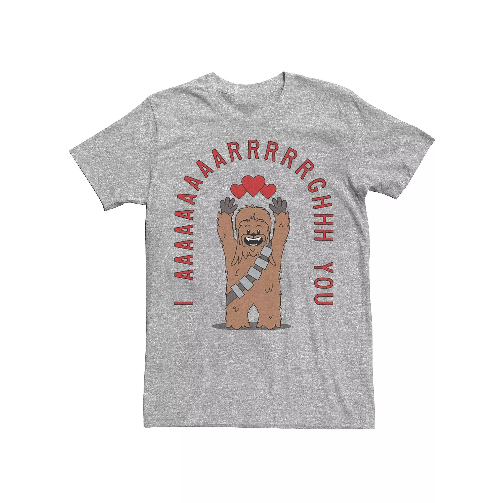 Men's Star Wars Chewbacca I Argh You Valentine's Day Tee,  Product Image