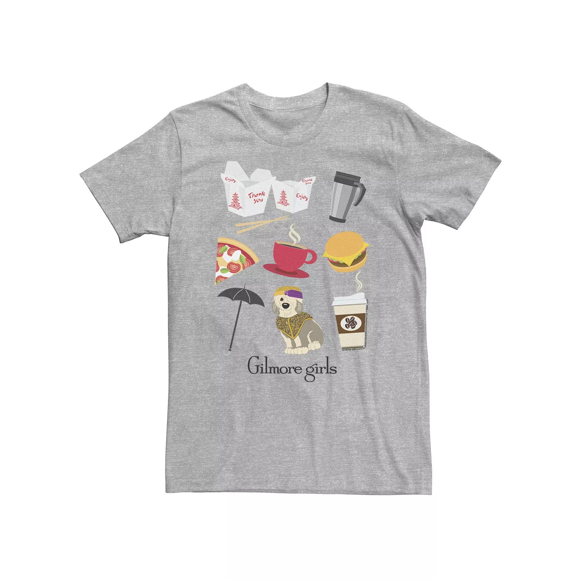 Big & Tall Gilmore Girls Icons Tee, Men's,  Product Image