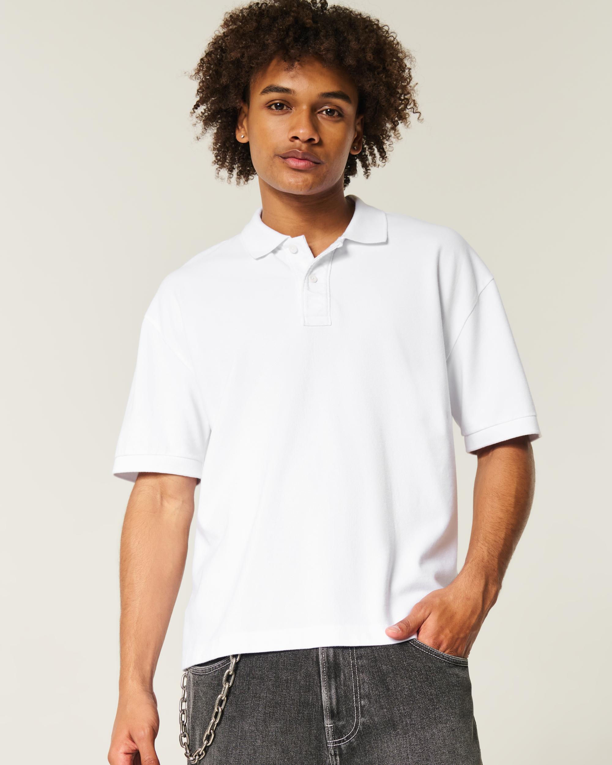 Boxy Crop Polo Product Image