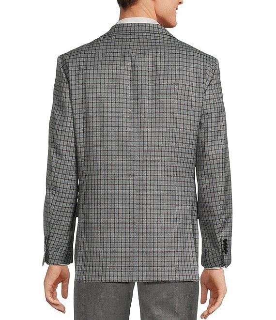 Hickey Freeman Classic Fit Check Windowpane Pattern Sport Coat Product Image