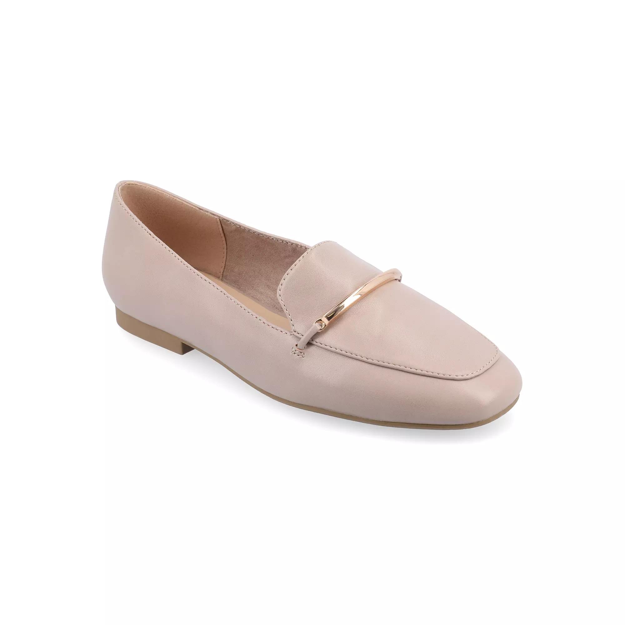 Journee Wrenn Tru Comfort Foam Womens Loafer Flats Brown Product Image