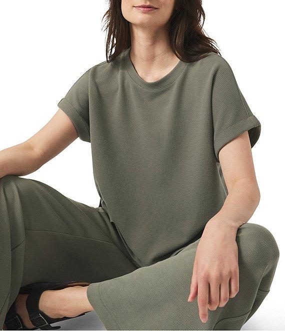 Splendid Scuba Knit Crew Neck Short Sleeve Tee Product Image