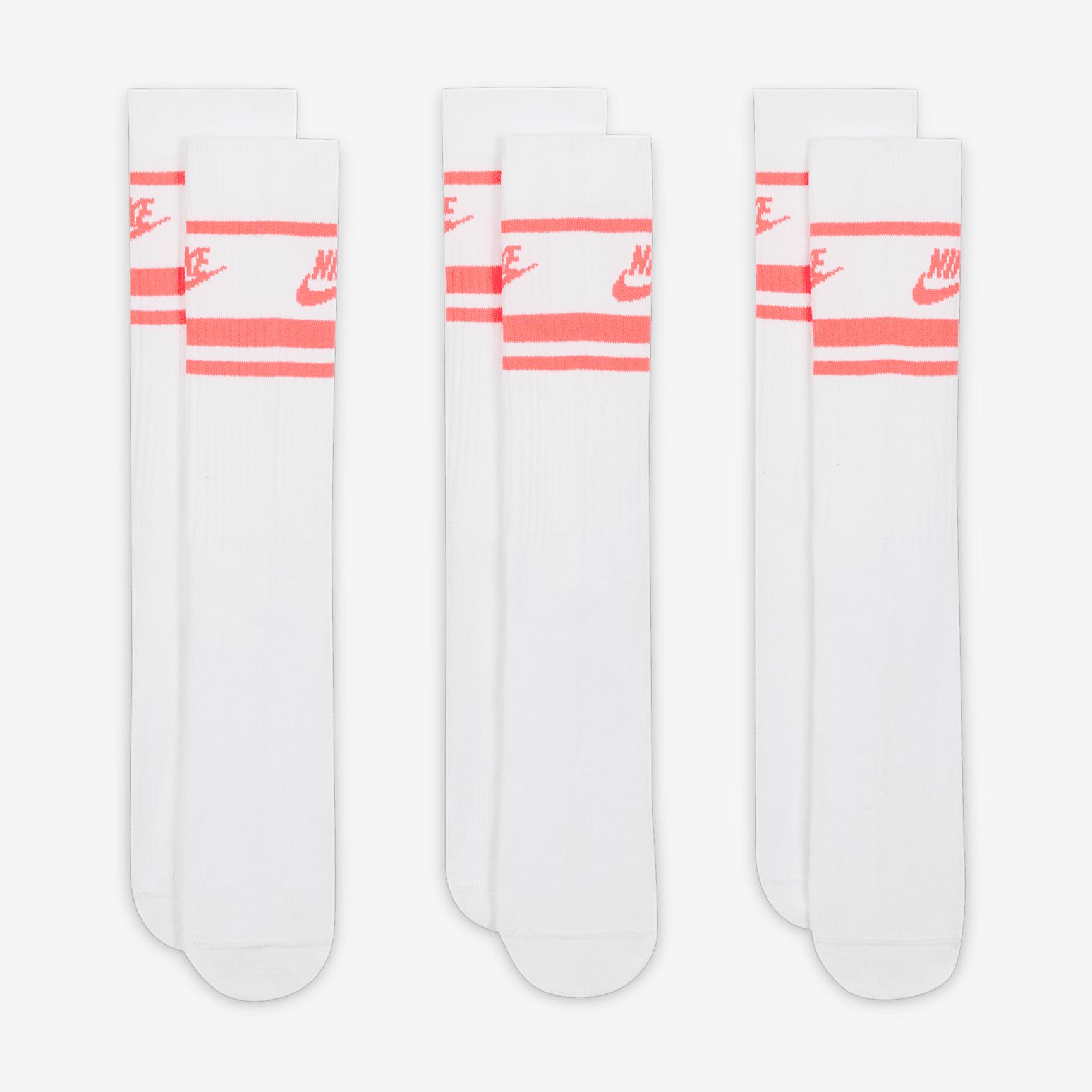 Unisex Nike Sportswear Dri-FIT Everyday Essential Crew Socks (3 Pairs) | DX5089-100 Product Image