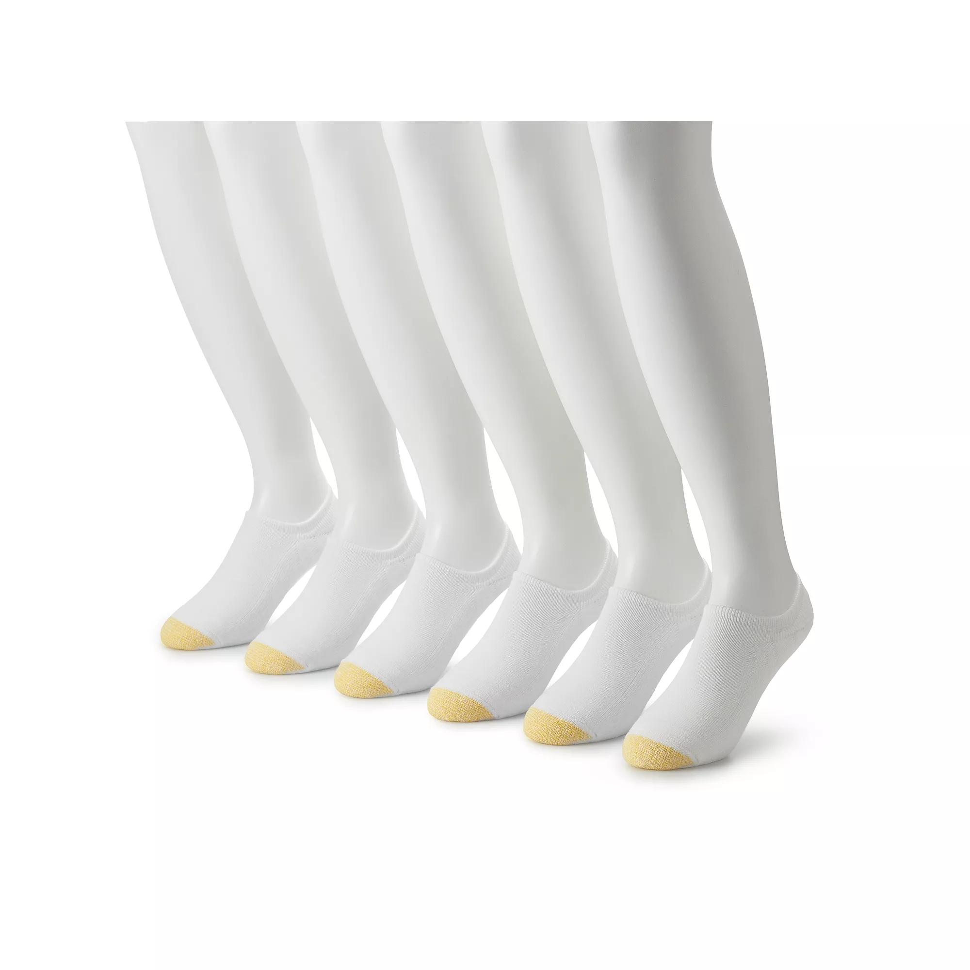 Men's GOLDTOE® 6-pack Davenport Ultra-Low Sneaker Liner Socks,  Product Image