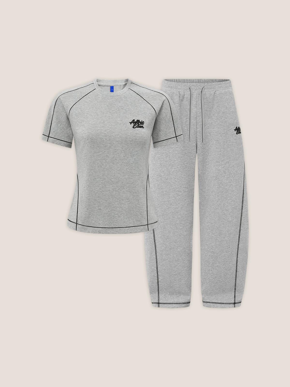 Cloud Slim Sweat Set Female Product Image