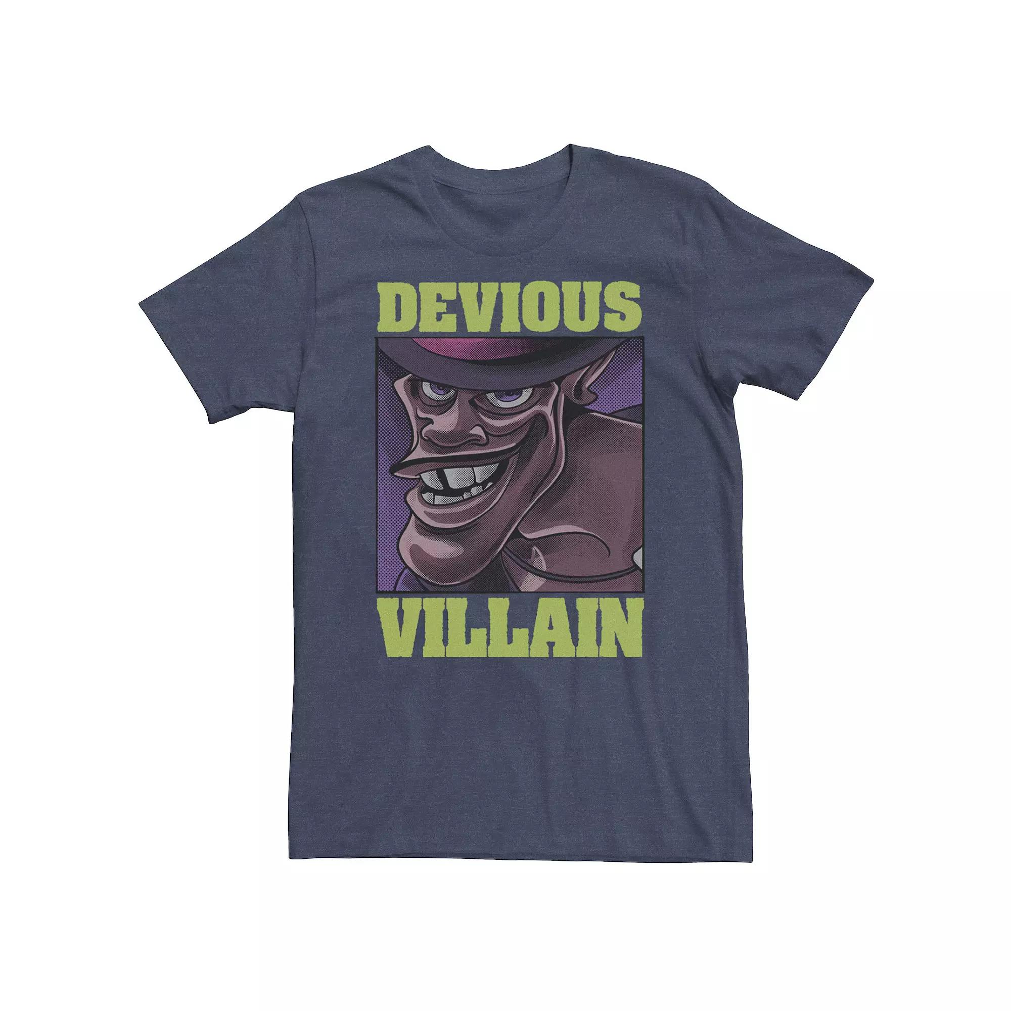 Big & Tall Disney The Princess & The Frog Facilier Devious Villain Tee, Men's,  Product Image