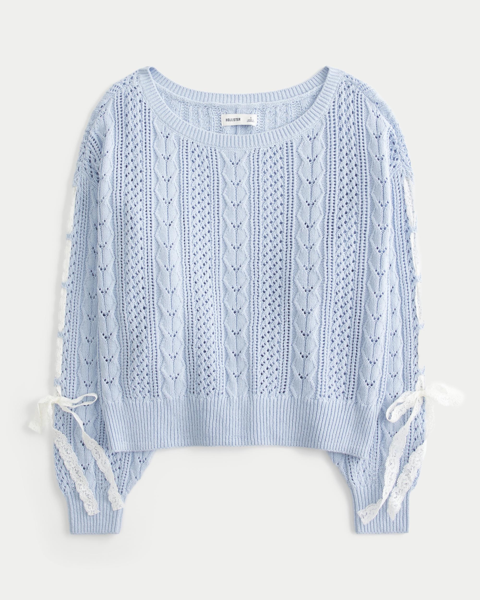 Cable-Knit Sweater Product Image