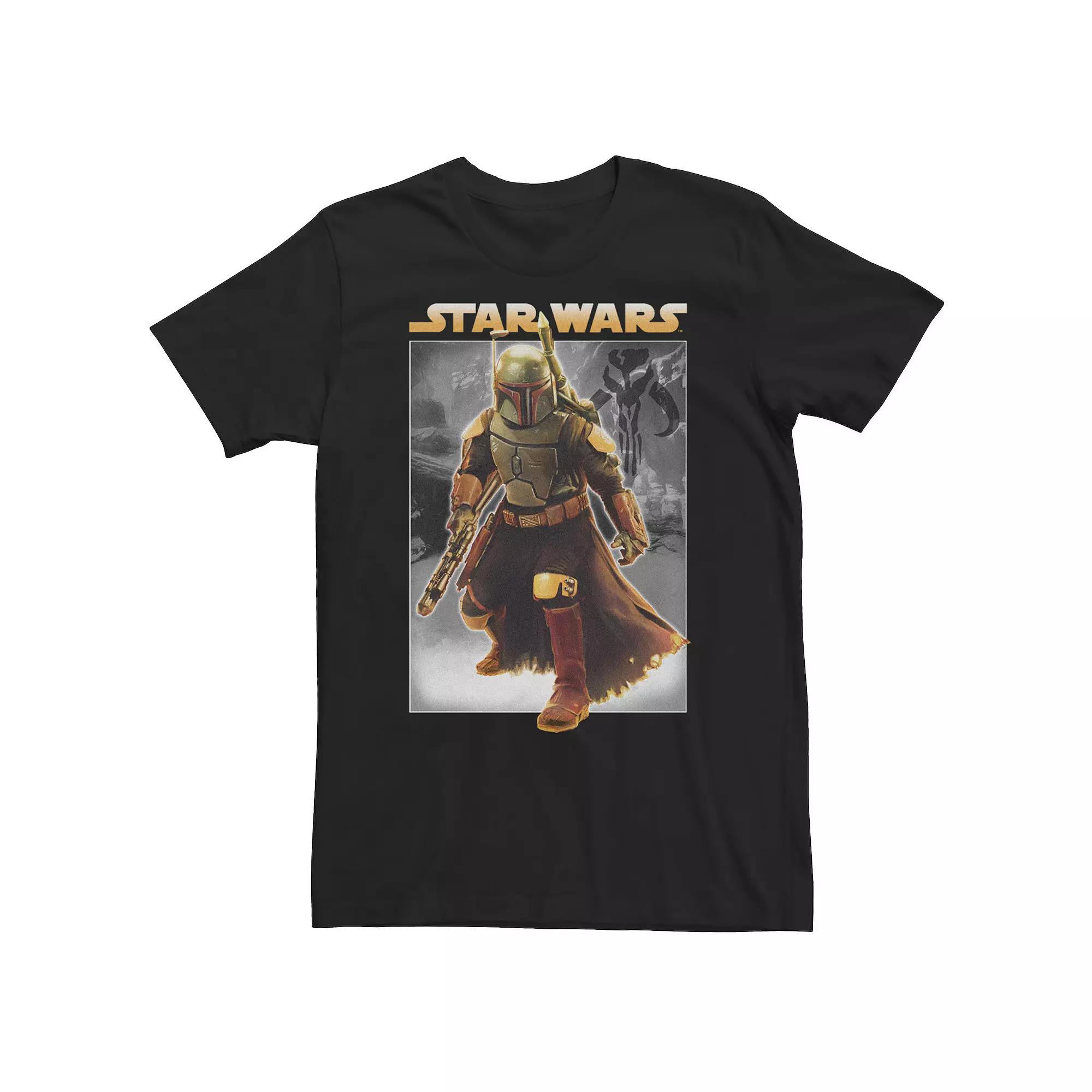 Big & Tall Star Wars Book Of Boba Fett Hunter For Hire Pose Tee, Men's,  Product Image