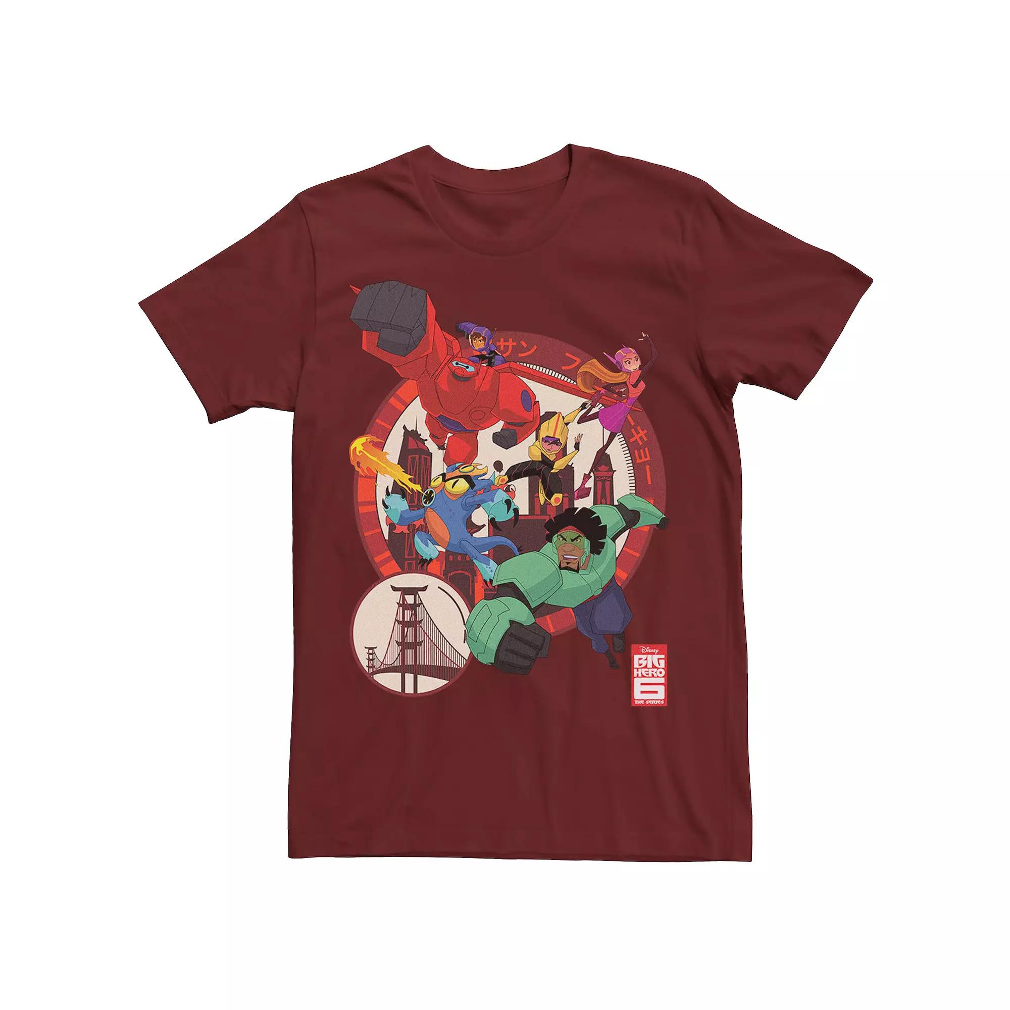 Disney's Big Hero 6 TV Series Men's Team Tee, Size: Small, Red Product Image