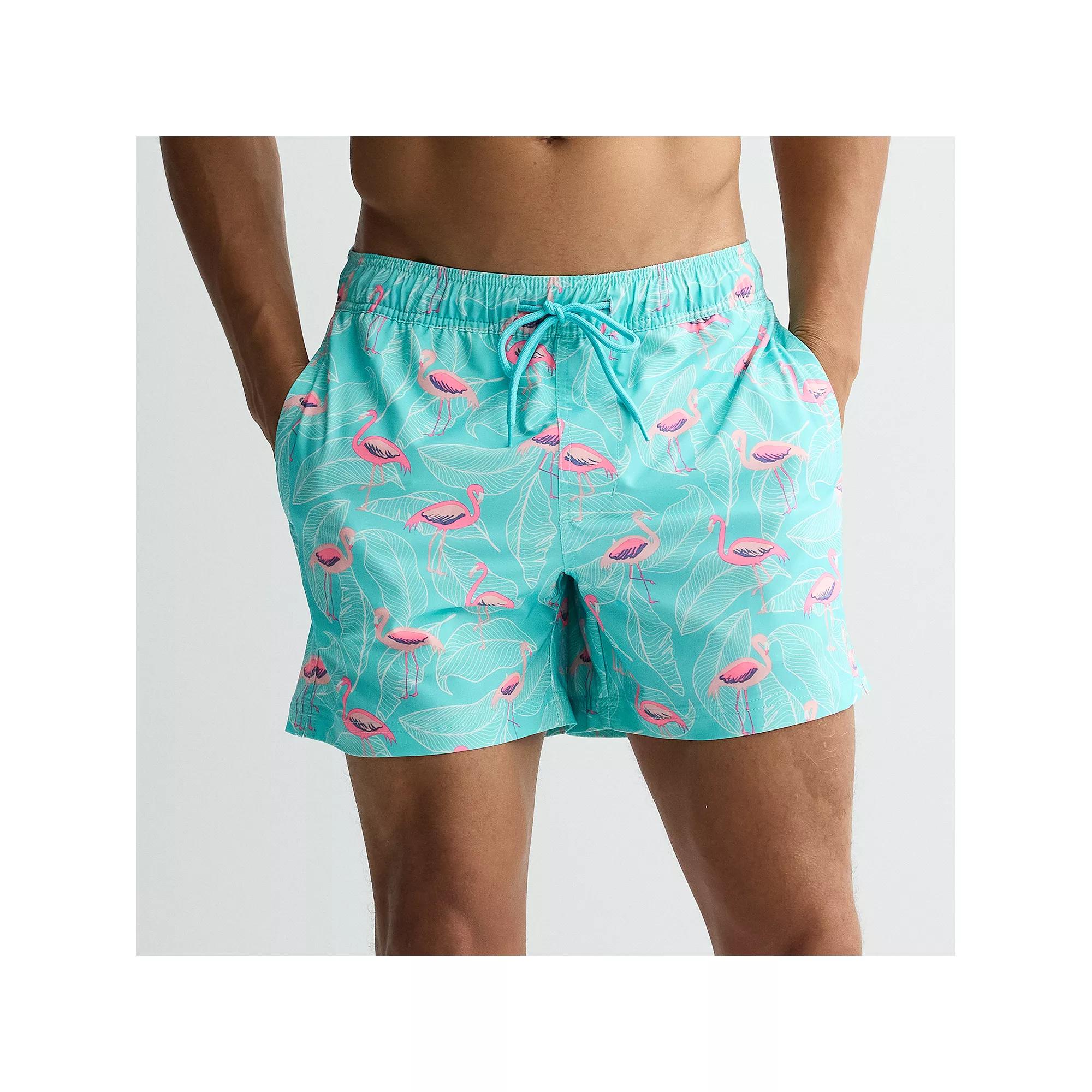 Men's Trinity Coast 5" Swim Trunks, Size: Small 5 INCH, Blue Product Image