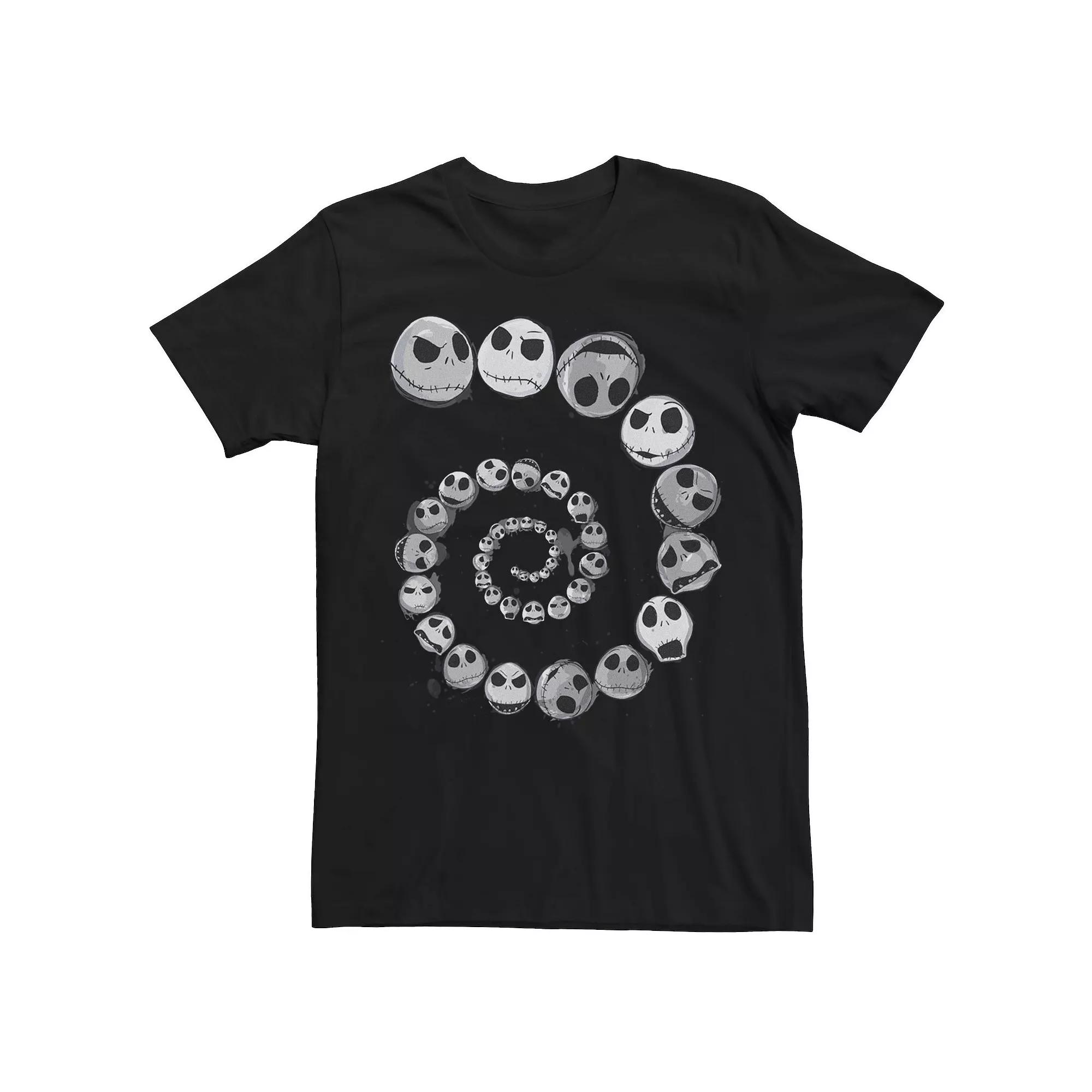 Disney's The Nightmare Before Christmas Jack Skellington Men's Emotional Spiral Tee,  Product Image