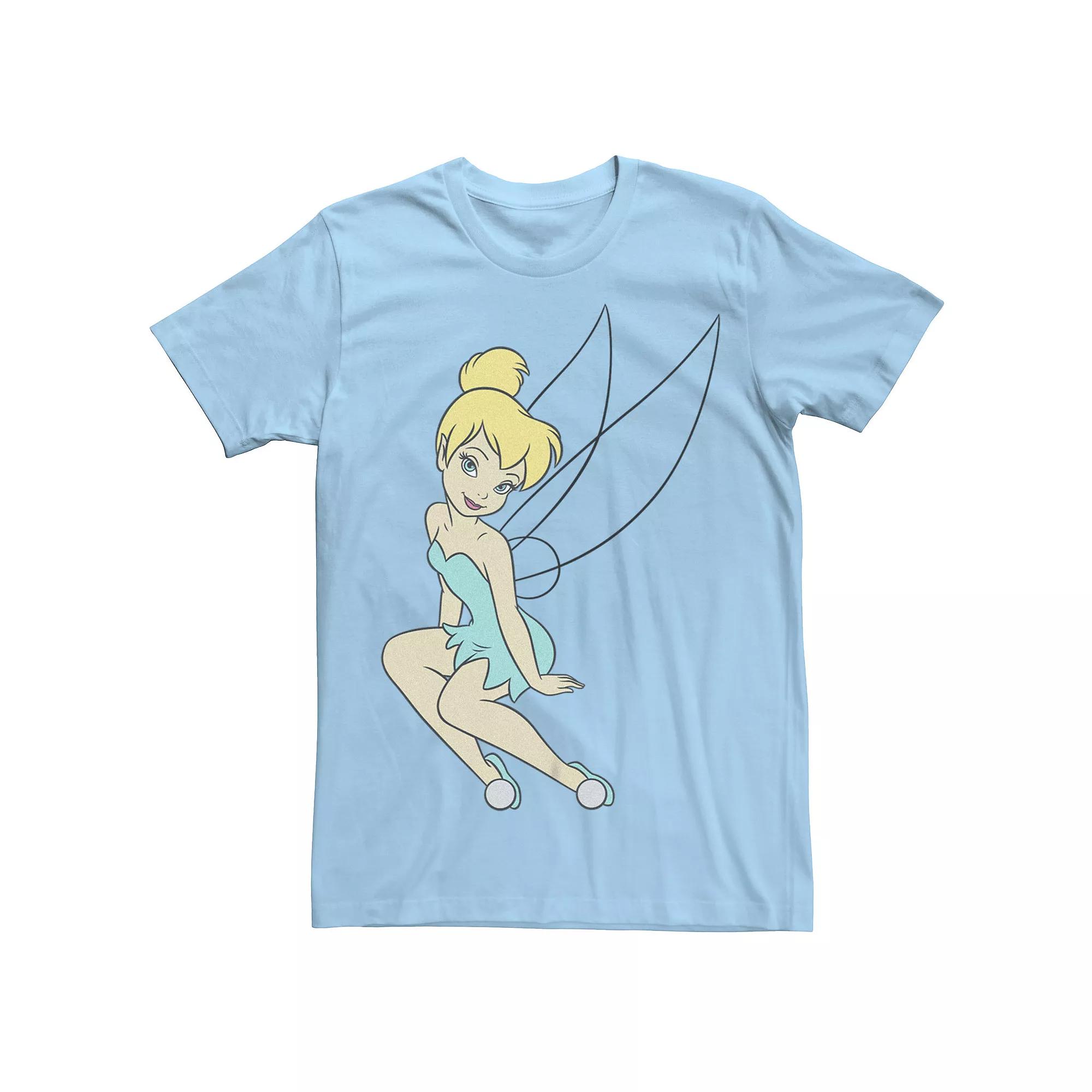 Disney's Peter Pan Tinker Bell Sitting Men's Graphic Tee,  Product Image
