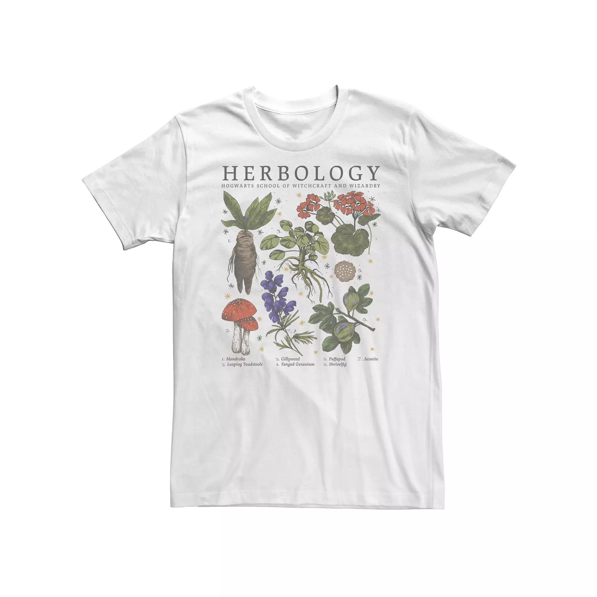 Big & Tall Harry Potter Herbology Plants Tee, Men's,  Product Image