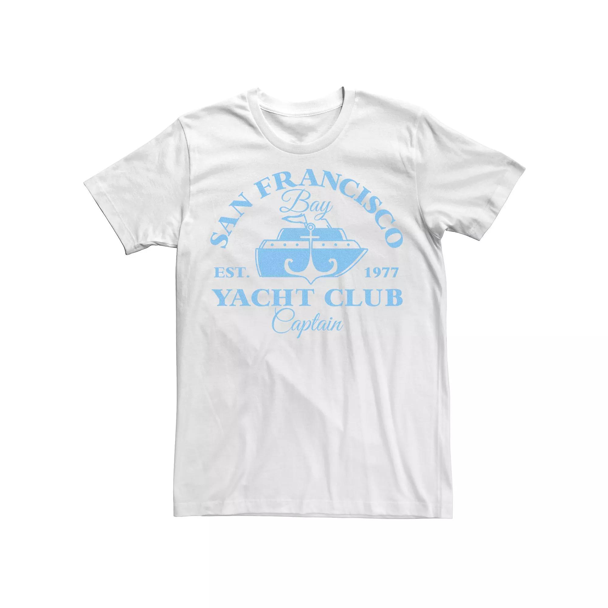Men's San Francisco Bay Yacht Club Captain Est. 1977 Tee, Size: Medium, White Product Image