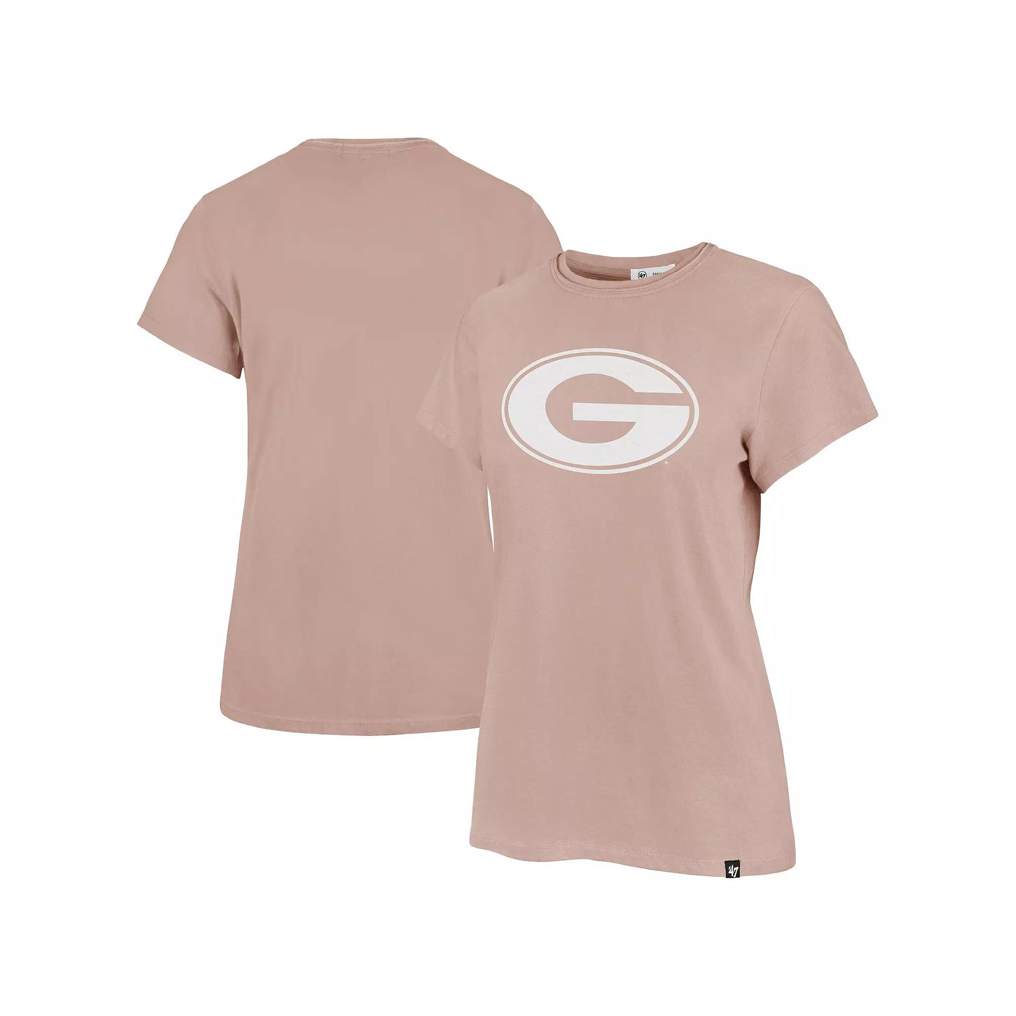 Women's '47 Pink Georgia Bulldogs Premier Frankie T-Shirt,  Product Image