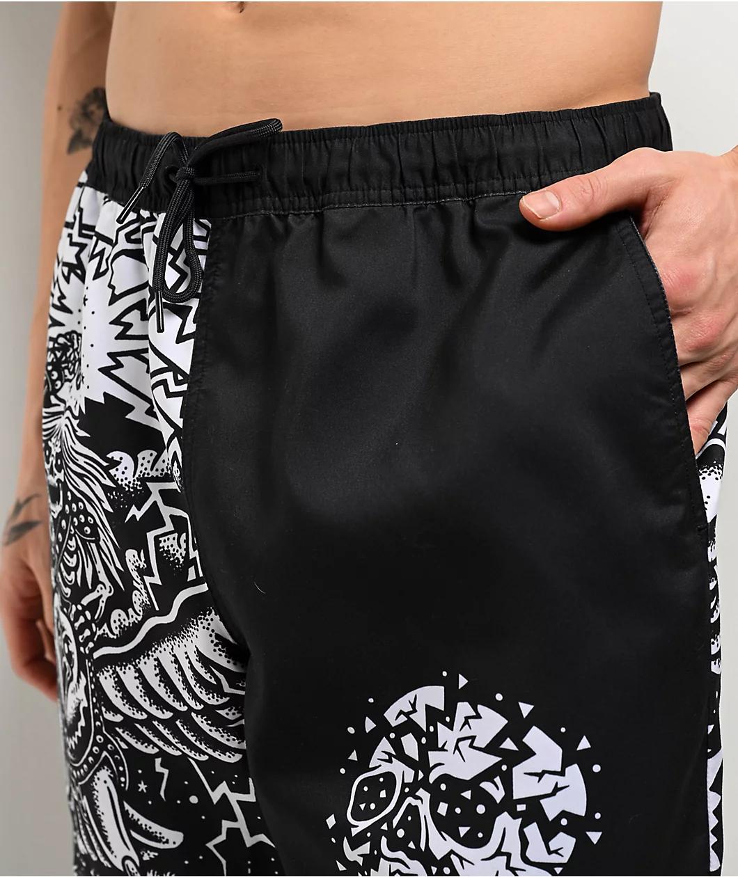 Lurking Class by Sketchy Tank Unchained Black Board Shorts Product Image