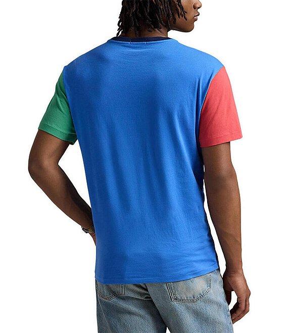 Polo Ralph Lauren Big & Tall Color Block Short Sleeve T-Shirt Product Image