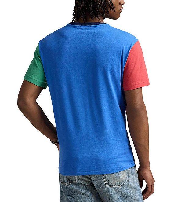 Polo Ralph Lauren Classic Fit Color Block Short Sleeve T-Shirt Product Image