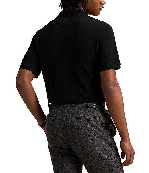 Polo Ralph Lauren Classic Fit Big Pony Mesh Contrasting Short Sleeve Polo Shirt Product Image