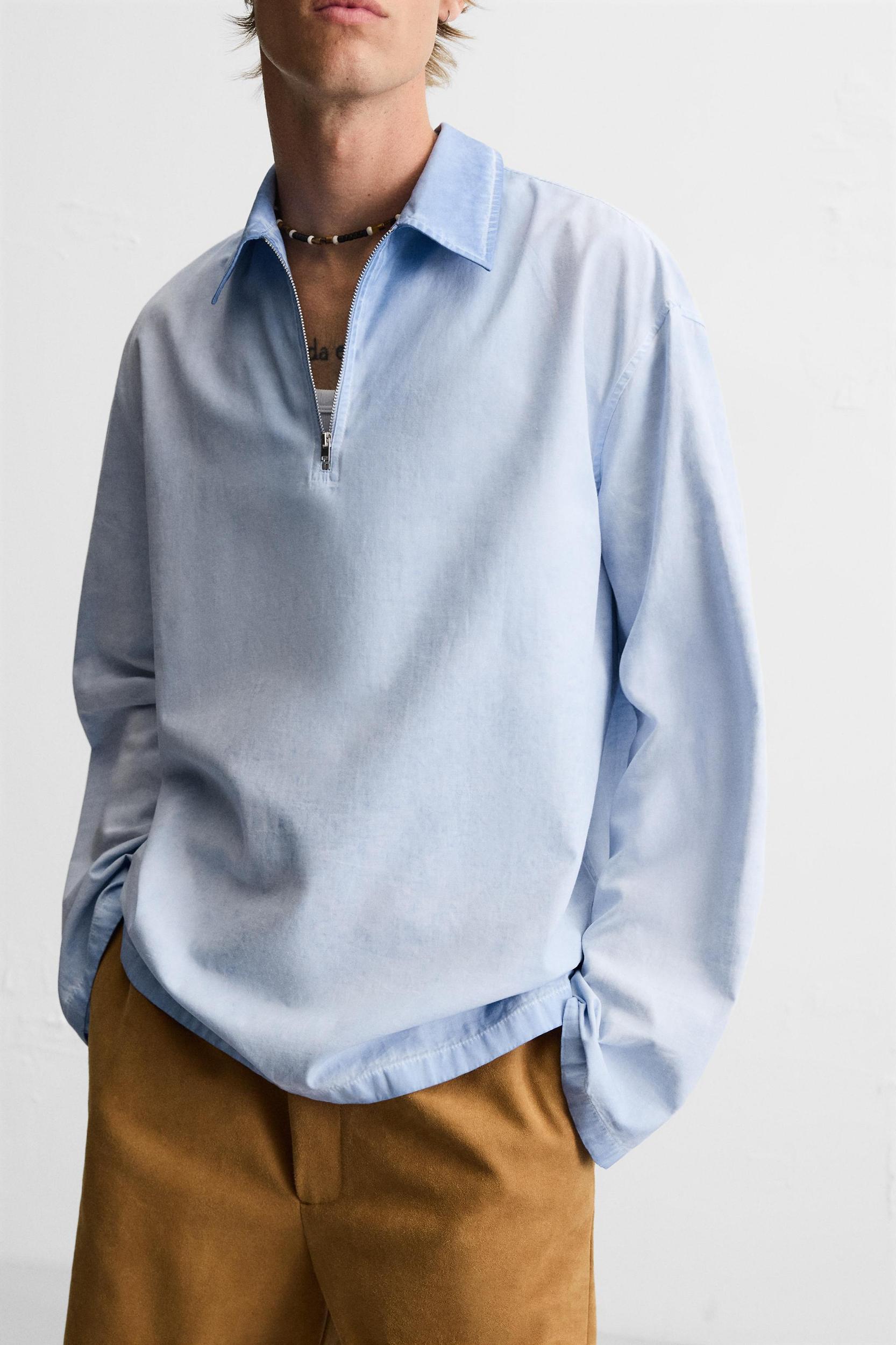 RELAXED FIT WASHED POLO SHIRT Product Image