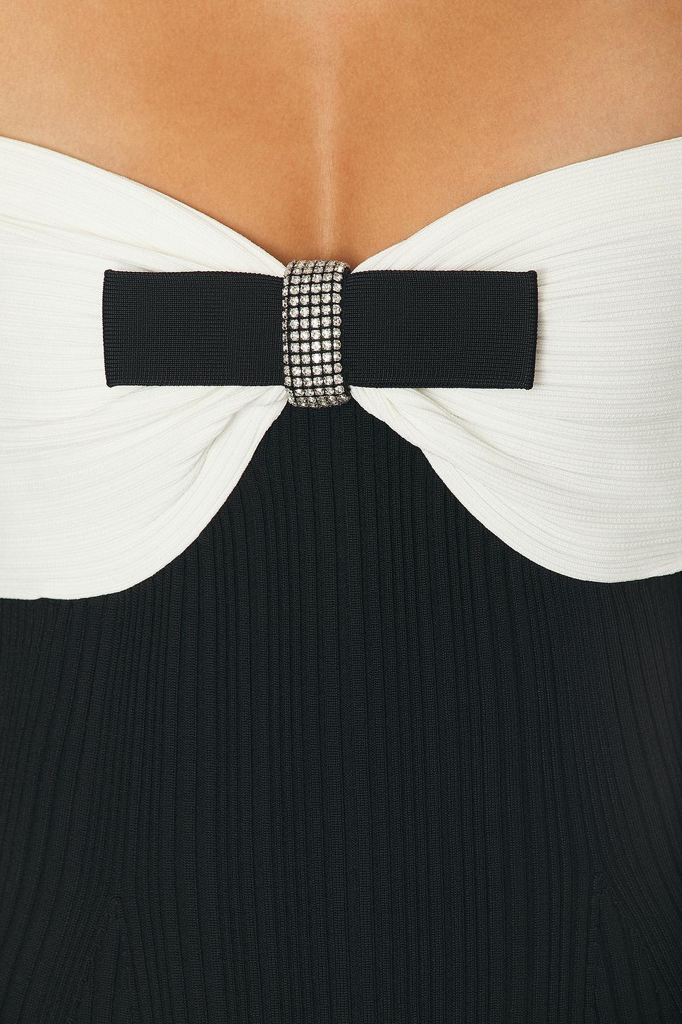 Knit Bow Mini Dress Product Image