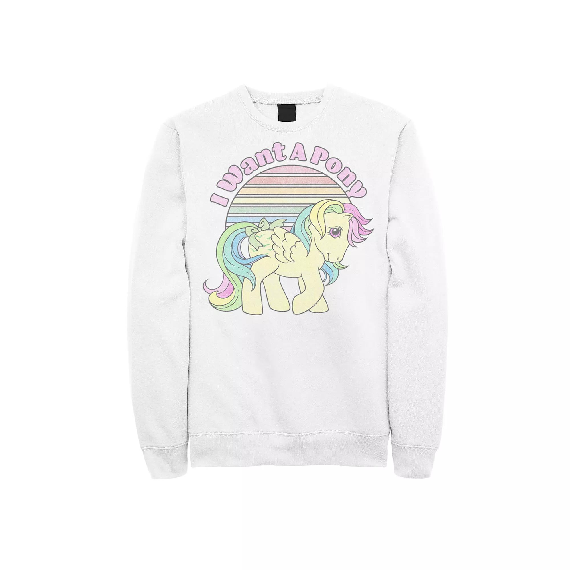Men's My Little Pony Skydancer I Want A Pony Sweatshirt,  Product Image