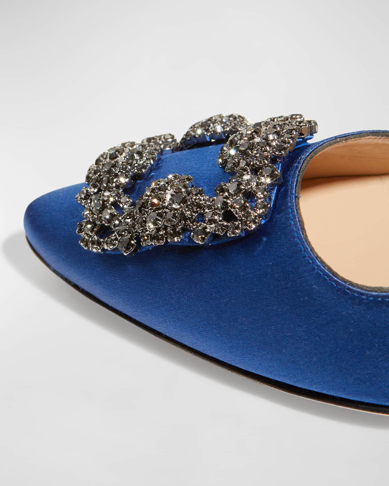 Hangisi 105mm Satin High-Heel Pumps Product Image