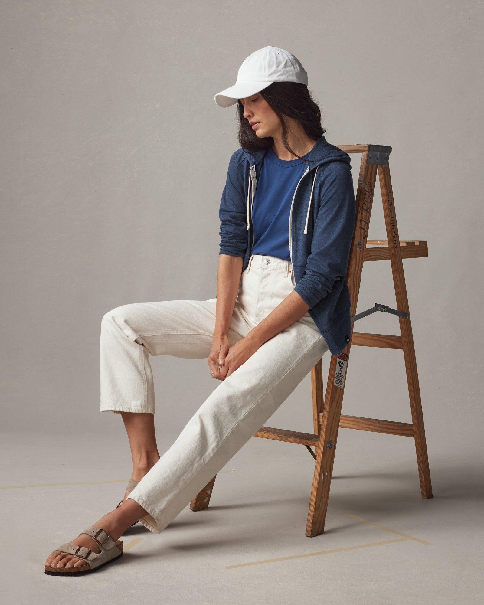 Women's Lightweight Full Zip - Atlantic Blue Heather Female Product Image