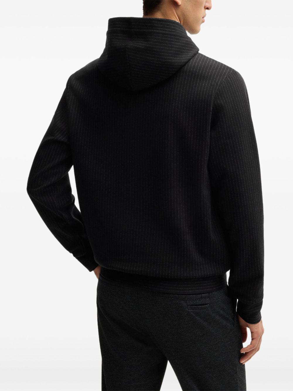 pinstriped hoodie Product Image